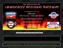Tablet Screenshot of immraceway.com